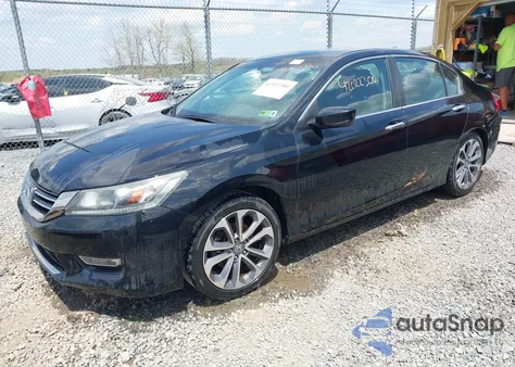 2013 Honda Accord Sport из США, поврежденный, VIN 1HGCR2F59DA185362